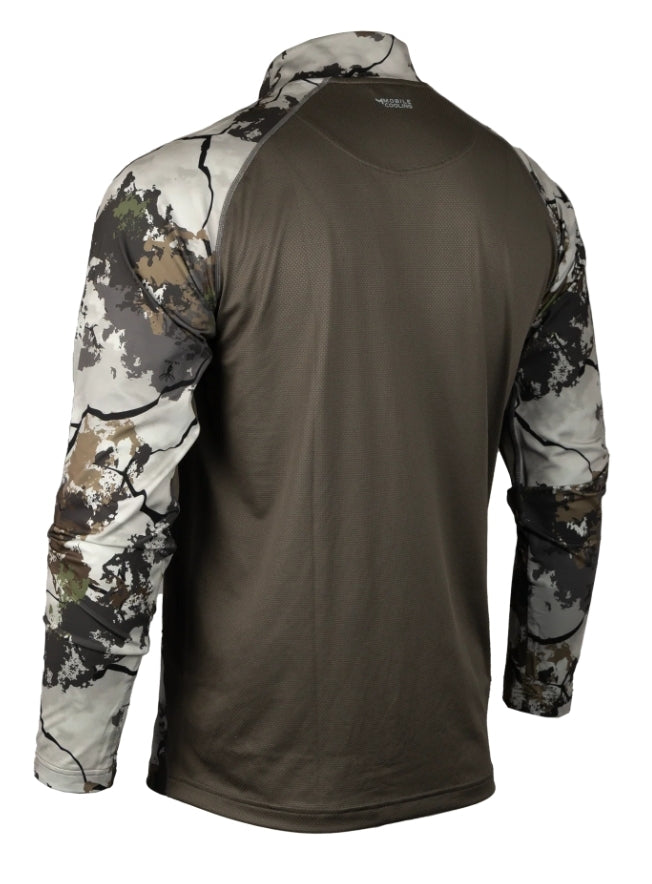 Men's Mobile Cooling 1/4 Zip Long Sleeve Top