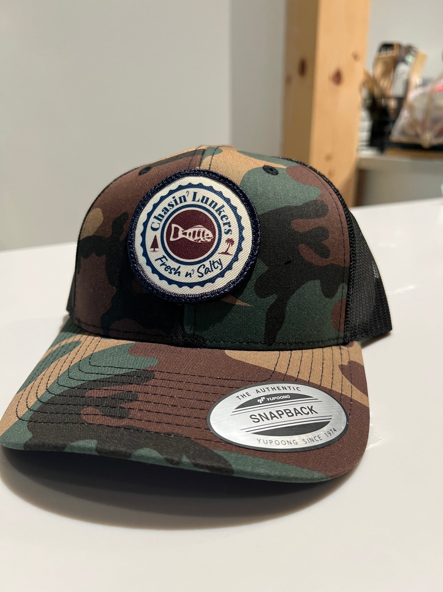 "Chasin' Lunkers" Classic Snapback Trucker